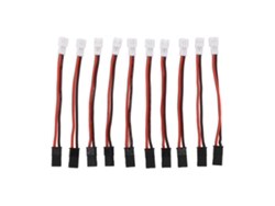10 Cables Adaptadores Para Motores Rc De Silicona Y Cobre A Conector Hembra Ph2.0 De 65 Mm. Accesorios Para Rc.