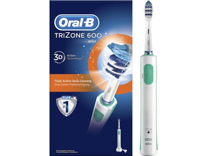 Cepillo de Dientes Eléctrico ORAL B Professional Care Trizone 600 Blanco (8.800 rpm)