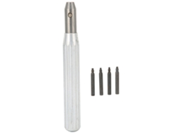 Herramienta para extraer el tubo de la corona del reloj con 4 pines