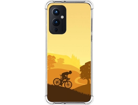 Carcasa OnePlus 9 5G TUMUNDOSMARTPHONE Ciclista Multicolor