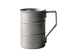 Taza de acero inoxidable 304, estilo retro, para acampar, vintage.
