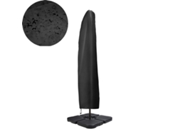 KOFIHETY Funda impermeable extragrande para sombrilla de exterior, tela Oxford 420D duradera, compatible con sombrillas de jardín de 3 a 3,6 m, resistente al v