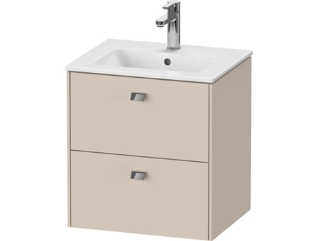 Mueble DURAVIT Brioso de baño de pared Compact 52,0 x 41,9 cm con 2 cajones incl. recorte de sifón y delantal para lavabo ME by Starck 233653