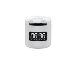 Mini altavoz Bluetooth inalámbrico portátil Nostalgia88 (blanco)