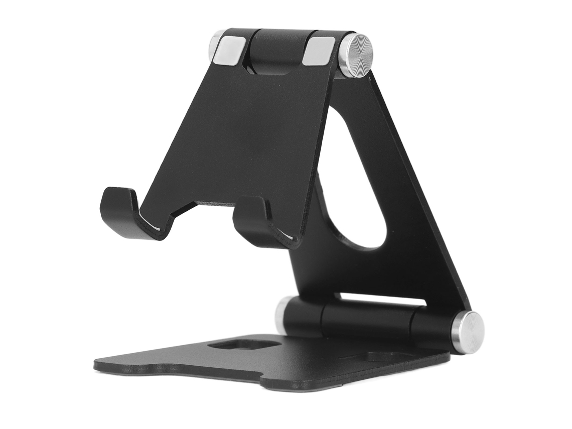 Soporte Metálico Para Teléfonos Móviles Y Tabletas, Portátil, Plegable Y Con Rotación De 360 Grados Para Uso Diario En Un Escritorio.