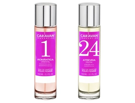 Set de 2 Perfumes CARAVAN Mujer Nº24 y Nº1