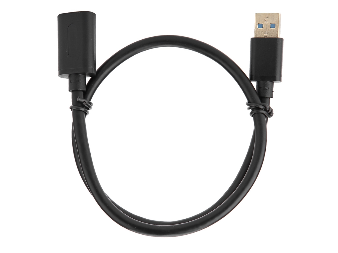 Cable De Extensión Usb3.0 Macho A Hembra 5gbps Alta Velocidad Chapado En Oro 0.5m