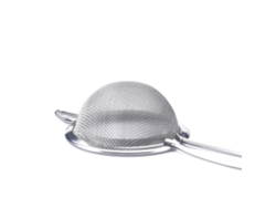 Colador de té de malla fina mini de 6,5 cm de acero inoxidable para té, cócteles, harina, azúcar y especias | Sin marca
