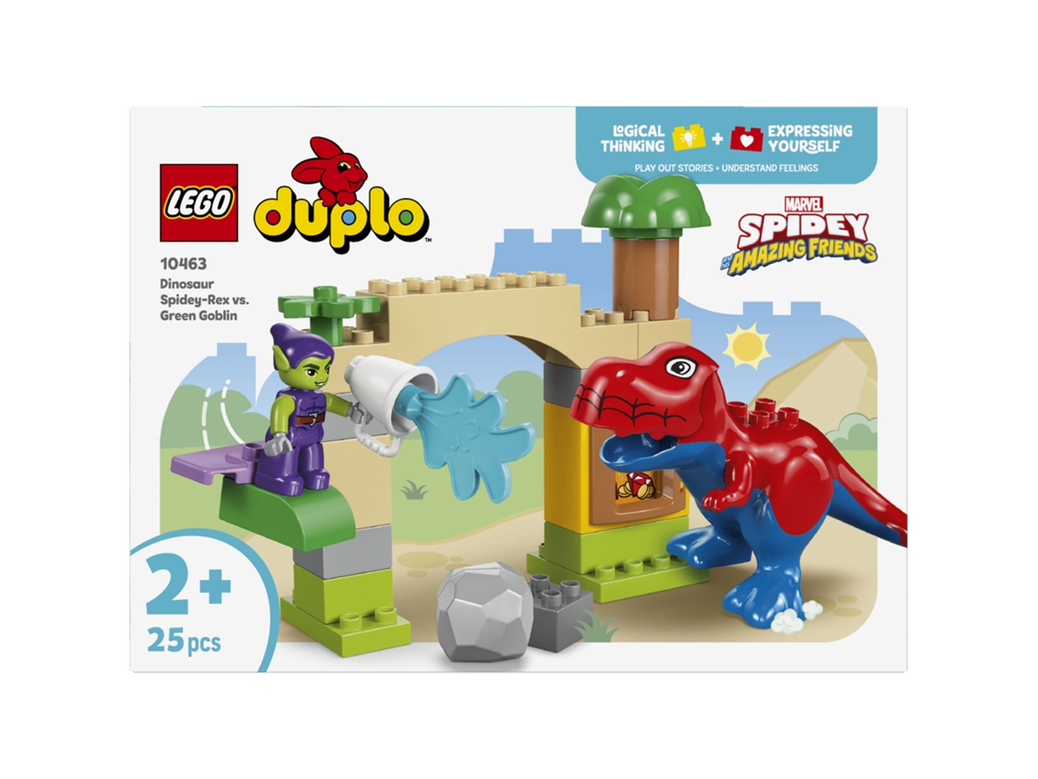 Lego Duplo - Spidey-rex contra el dinosaurio Duende Verde - 10463