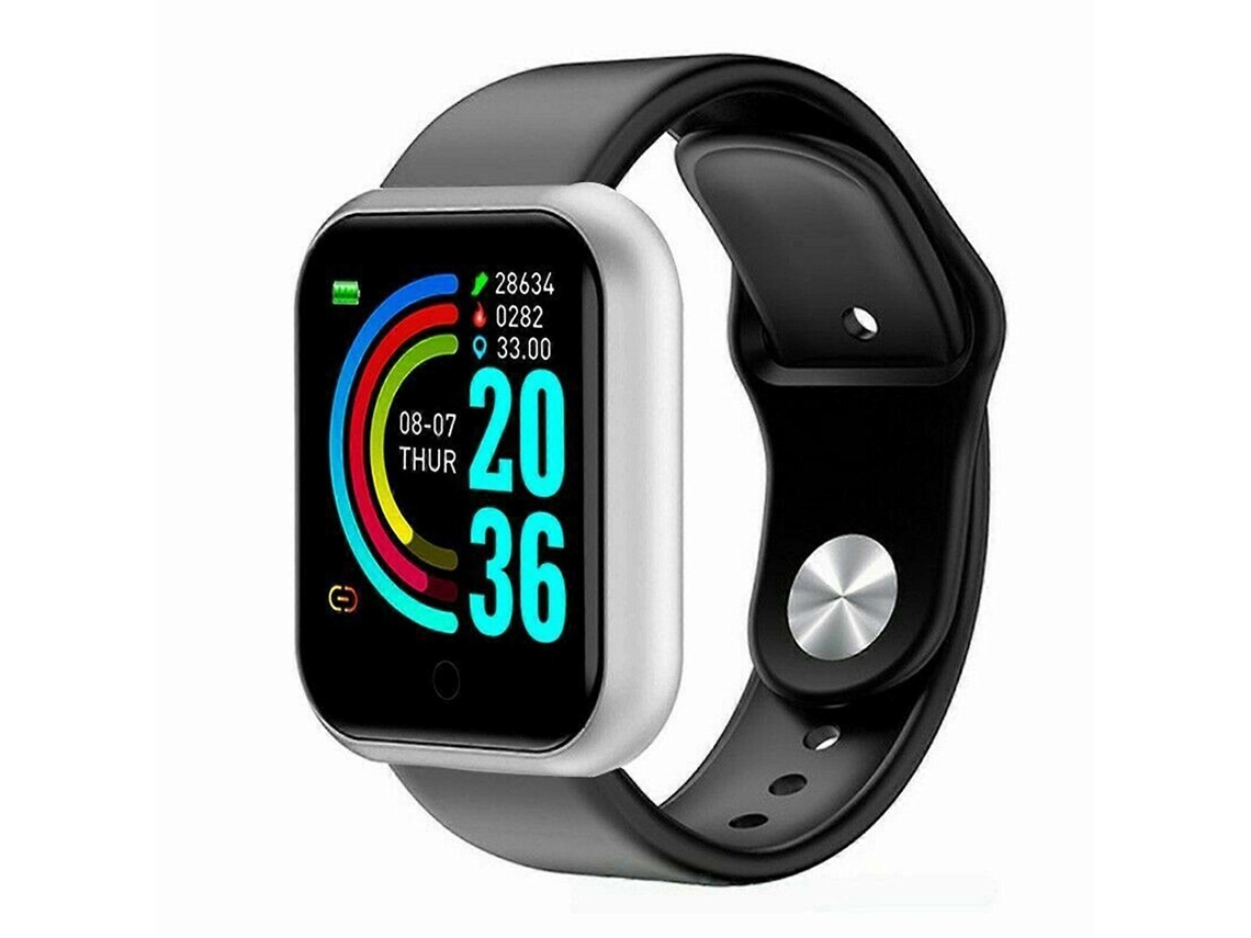 Pulsera inteligente Y68 con monitor de frecuencia cardíaca, resistente al agua y Bluetooth. Ly Ebike
