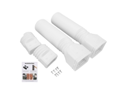 Extensión flexible universal para canalones blancos de 20 a 29 pulgadas