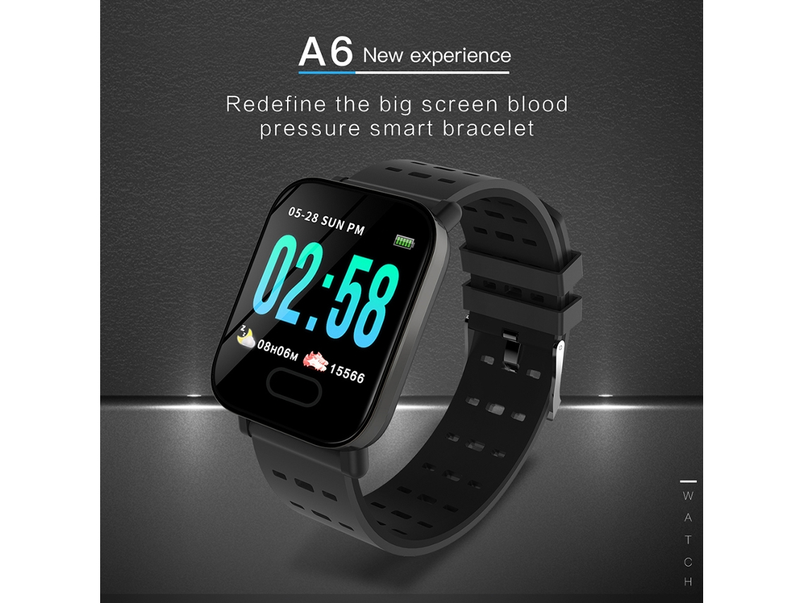 Reloj Inteligente Bluetooth Con Monitor De Frecuencia Cardíaca, Presión Arterial Y Seguimiento Del Sueño, Clasificación Ip67, Para Deportes Al Aire Libre.