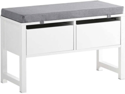 Zapatero SOBUY (Blanco, Gris - 72x30x46 cm)