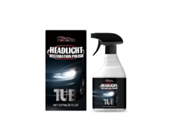 Spray reparador de faros de coche