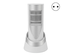 Calefactor eléctrico de 1200 W con ventilador, protección anticaídas, 2 niveles de calefacción para dormitorio y oficina