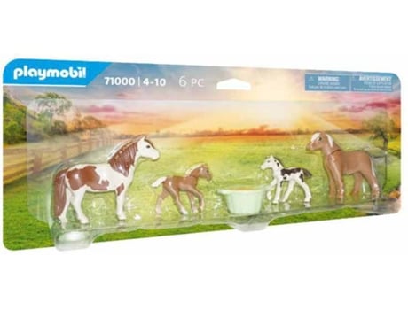 PLAYMOBIL PLAYMOBIL Country: ponis islandeses con potro (Edad Mínima: 4)