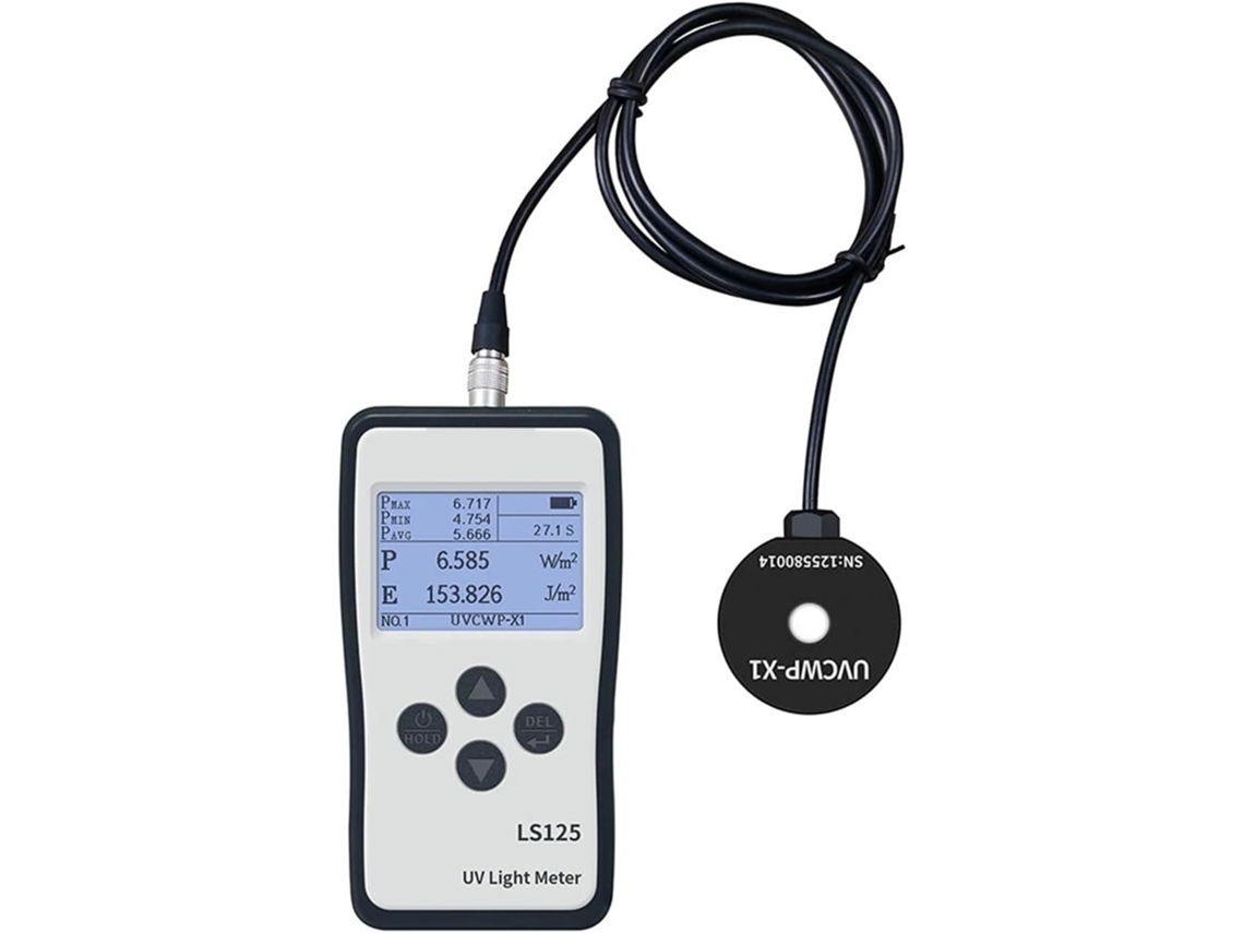 Medidor De Lux Uva/uvb Digital Ls125, Radiómetro Uv, Medición De Irradiancia Lumínica