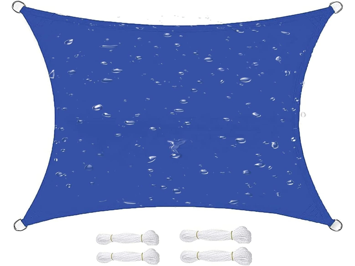 Vela De Sombra Rectangular Resistente Impermeable Uv, Transpirable,