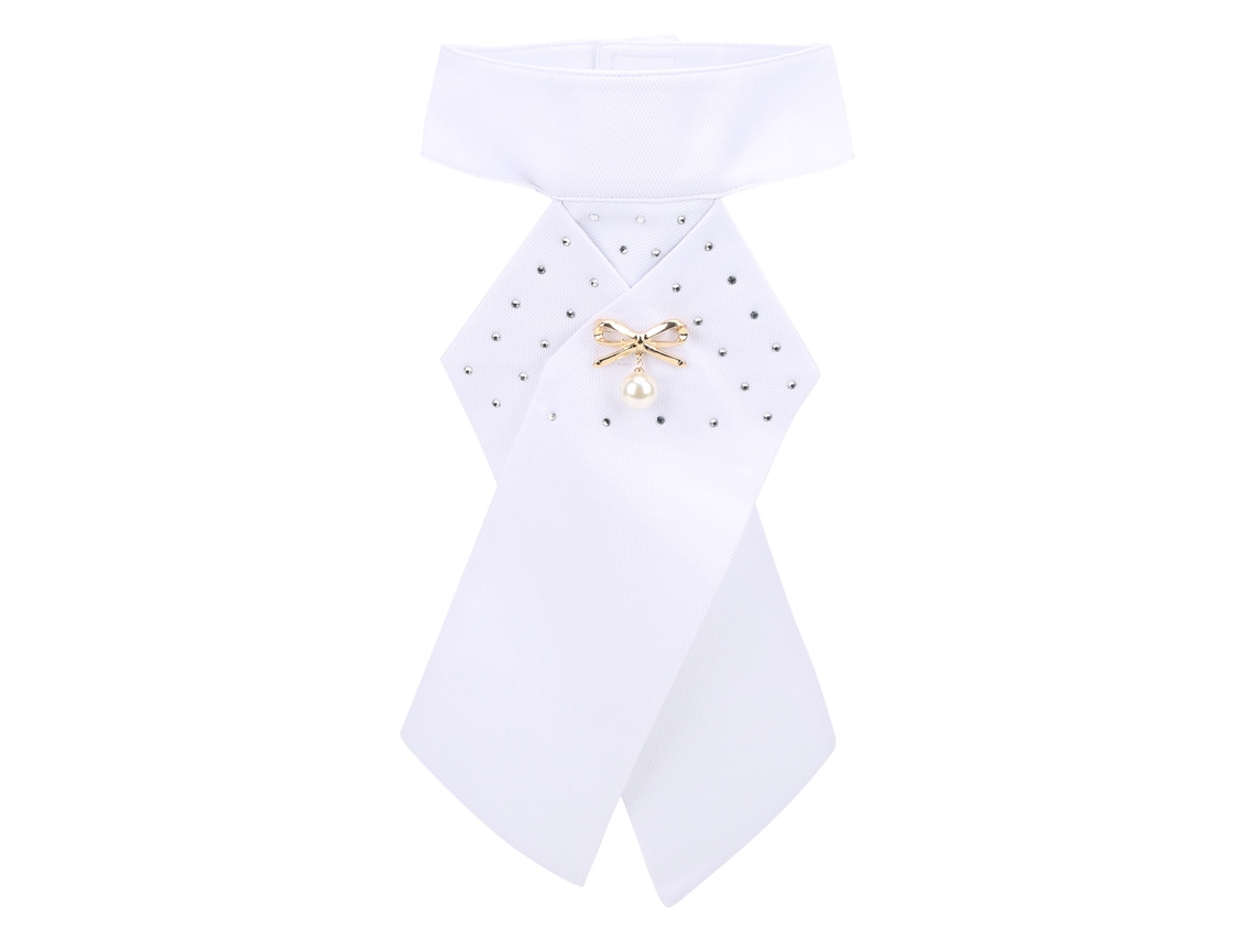 Corbata De Equitación Preanudada Con Broche De Algodón Para Adultos - Accesorio Ecuestre