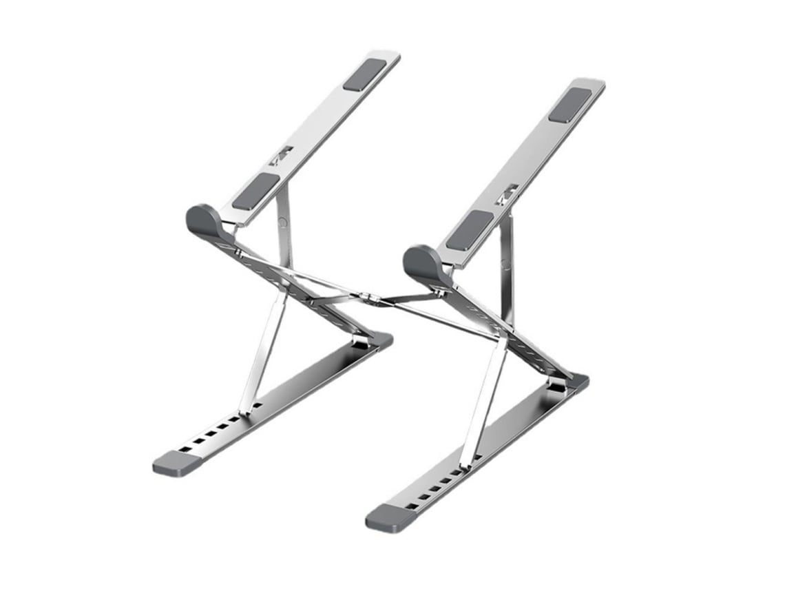 Soporte de doble capa de aluminio N8 | Plegable y transpirable | Plateado