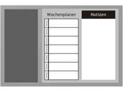 Ficha para Planeador ZELLER Wochenplanner 3 en 1