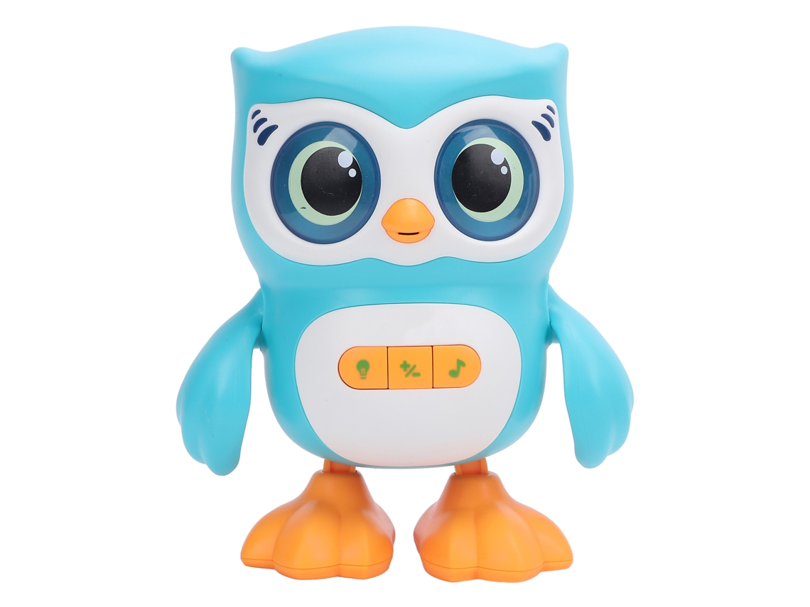 Juguete educativo eléctrico inteligente para bebés, que baila y canta, modelo 2026, color azul.