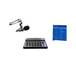 Mezclador de audio de 7 canales, construcción metálica de alta calidad, entrada multicanal, ecualizador de tres frecuencias, monitorización en tiempo real.