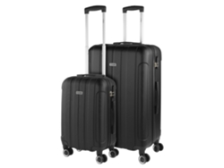 Juego De Maletas Rígidas Abs ITACA Havel negro (48X73x28 Cm - 91L)