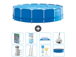 Intex Piscina Com Estrutura Redonda - 457x122 Cm - 9-peças S549