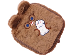 Neceser Multifuncional Con Cremallera En Forma De Oso De Dibujos Animados, Color