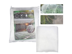 Rede de proteção contra insetos Omni-net para hortas, malha fina transparente resistente a raios UV, 2,5 x 10 m, proteção contra insetos e animais.