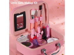 -kit De Maquillaje Para Niñas 20pcs, Maquillaje Lavable Seguro Con Estuche, Regalo De Cumpleaños/navidad
