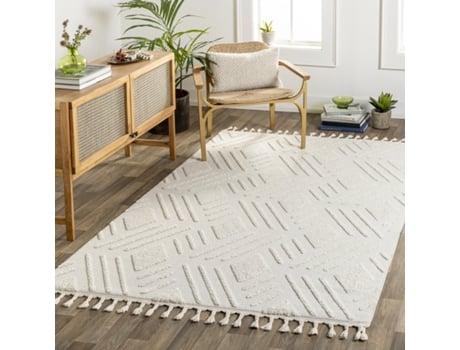 Alfombra Bereber Étnico SURYA Marfil 160x213 cm