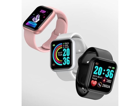 Smartwatch elegante negro y plateado