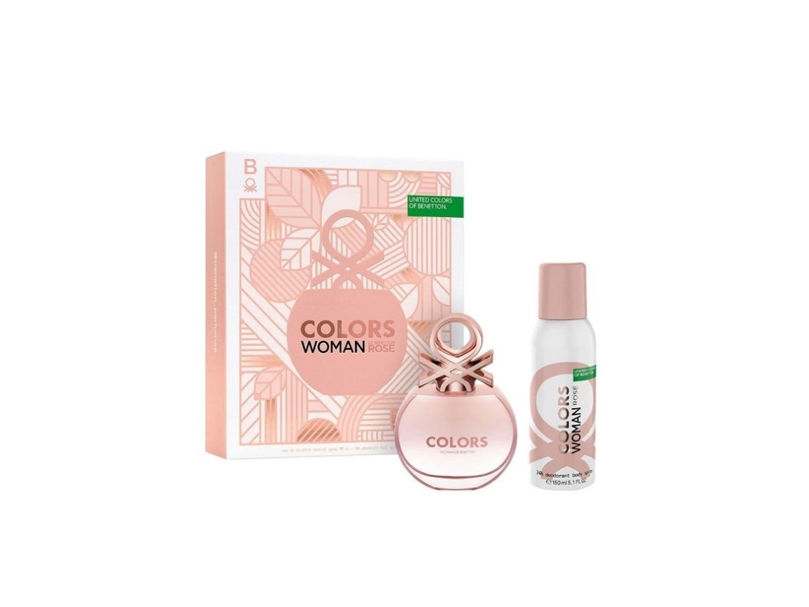 Benetton Coffret Colors Rose EDT