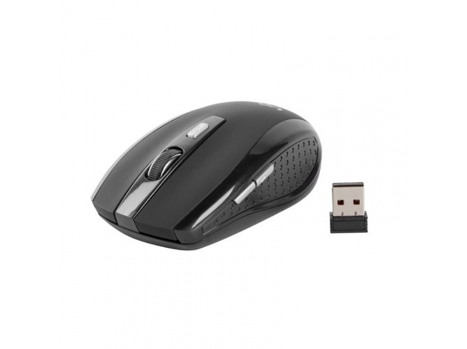 Ratón UGO MY-03 (Inalámbrico - Óptico - 1800 dpi - Negro)