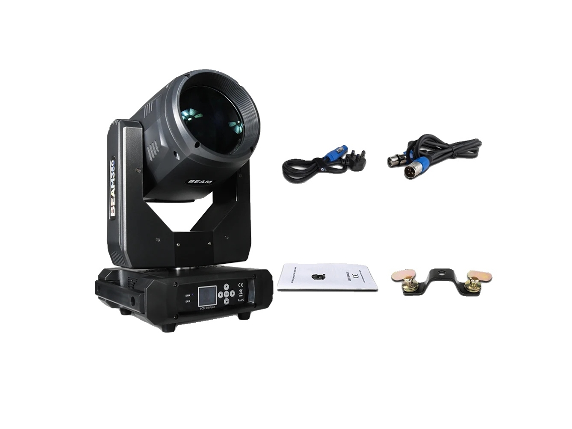 Cabezal móvil de iluminación, 350 W de potencia, efectos dinámicos, haz de luz de 350 W, enchufe europeo OEM