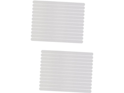 60 pegatinas antideslizantes transparentes sin adhesivo, impermeables y resistentes al agua.