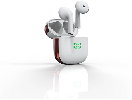 Auriculares Azultooth True Inalámbrico K6-1 (In Ear - Micrófono - Blanco)