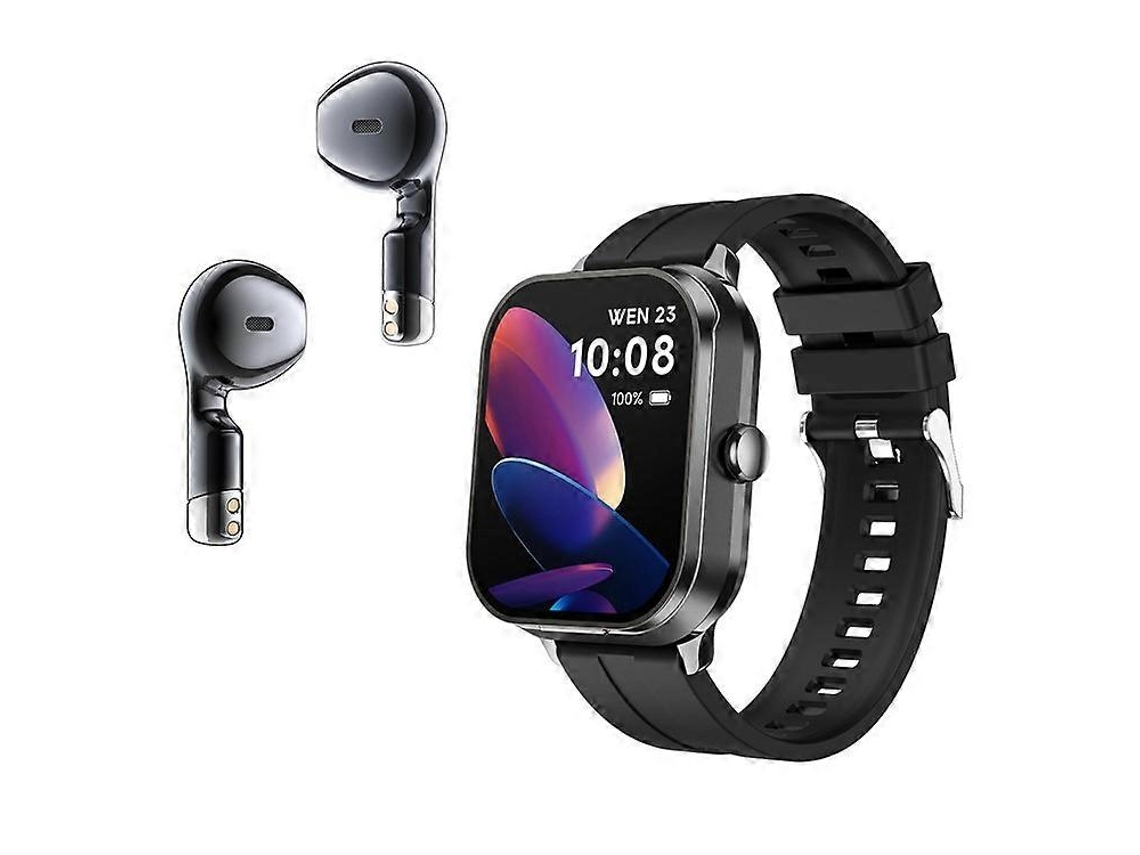 Reloj inteligente 2 en 1 D8 Pro con Bluetooth, TWS, monitorización de salud, llamadas Bluetooth y correa de acero. Ly Ebike