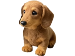 Perro de peluche, perro de peluche sentado simulado, perro de peluche para niñas Gokoco