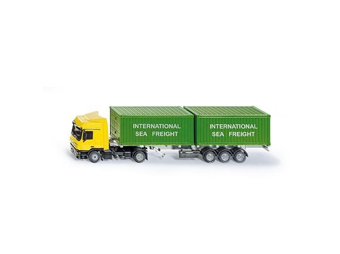 Vehículo SIKU Camión Transporte de contenedores