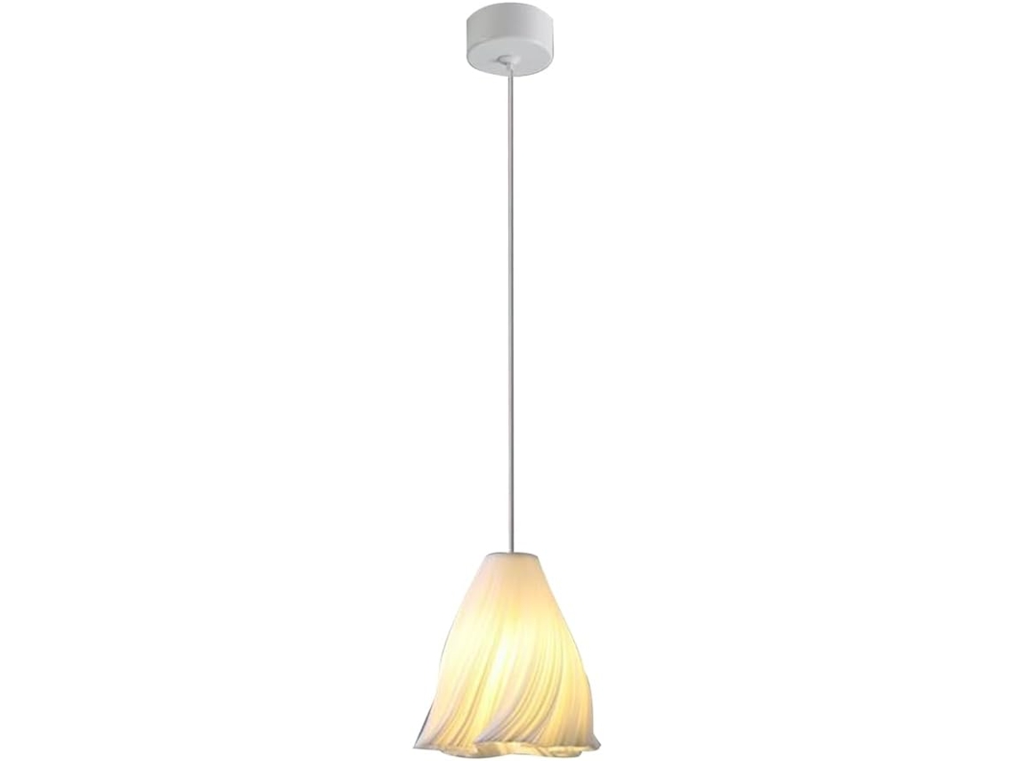 Lámpara de araña de PVC para sala de estar con cúpula de forma especial, ideal para dormitorio, cocina e isla D Gokoco