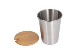 Vaso portátil apilable de acero inoxidable de 350 ml