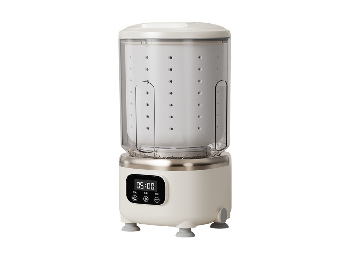 Lavadora Mini Automática Usb Recargable, Con Lavado Y Centrifugado (blanco)