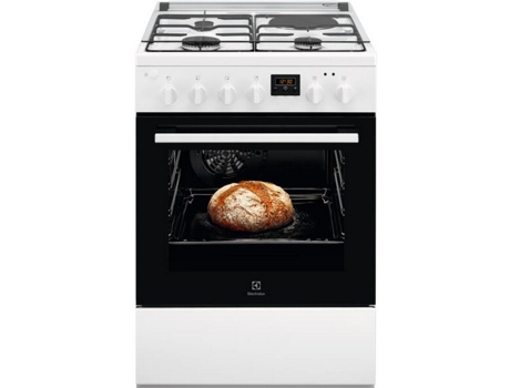 Cocina ELECTROLUX LKM624011W (57 L - Gas y Foco Eléctrico - Blanco)