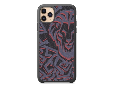 Funda Móvil Oficial Athletic Club para iPhone 11 Pro Max PHONECASES3D Piel Sintética Negro