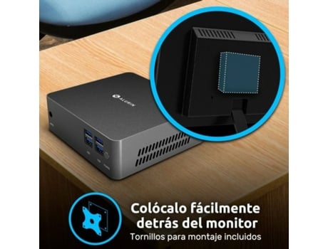 Mini PC ALURIN Unit (Plateado - 8 GB RAM - 500 GB SSD)