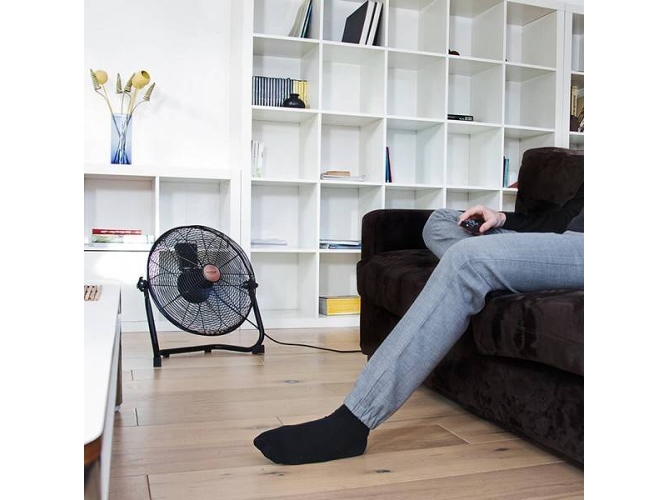 Ajustable Cecotec Ventilador Industrial ForceSilence 3000 Pro 3 Aspas Met/álicas de 18 45cm Acabado Negro Motor de Cobre 100W 3 Velocidades