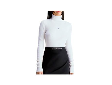 Camiseta de Mujer CALVIN KLEIN Essential Blanco (XS)